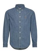 Ralph Lauren Kids Cotton Chambray Shirt Blå