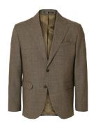 Selected Slhreg-Russel Wool Blz Brun