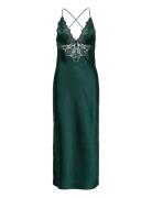 Hunkemöller Sd Long Satin Mya Grön