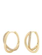 SNÖ Of Sweden Naomi Big Ring Ear G/Clear - Guld
