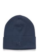 Calvin Klein Ck Fine Rib Beanie Marinblå