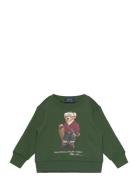 Ralph Lauren Kids Graphic Fleece-Knt-Sweatshirt Grön