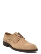 Bianco Biabyron Derby Shoe Suede Beige