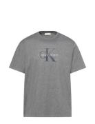 Calvin Klein Jeans Ss Hero Monologo Tee 20S Grå