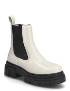 Tommy Hilfiger Th Shiny Leather Chelsea Vit