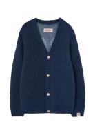 THE ANIMALS OBSERVATORY Navy Racoon Cardigan Marinblå