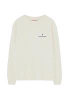 THE ANIMALS OBSERVATORY Raw White Aries Lonf Sleeve T-Shirt Kräm
