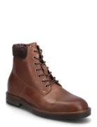 Tommy Hilfiger Cleated Hilfiger W Lth Boot Brun