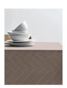 Södahl Tablecloth 140X320 Tiles Damask Taupe Brun