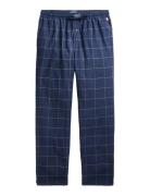 Polo Ralph Lauren Cotton Flannel Pajama Pant Blå