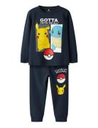 Name It Nmmostyr Pokemon Ls Nightset Sky Marinblå