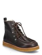 ANGULUS Boots - Flat - With Laces Brun