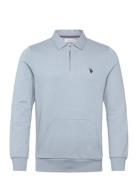 U.S. Polo Assn. Theodor Reg Hz Uspa M Sweat Blå