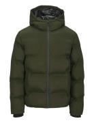 Jack & J S Jjkaito Puffer Jacket Ln Jnr Grön