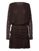 Vero Moda Vmhalley Ls Lace Short Dress Jrs Exp Brun
