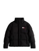 Tommy Jeans Tjw Alaska Grid Down Jacket Ext Svart