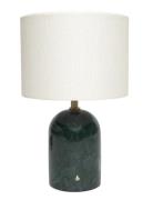 ENKEL LIVING Flair Mini Table Lamp Green Marble Base Grön