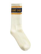 GANT Logo Stripe Sport Socks Kräm