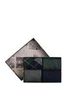 GANT Argyle And Stripe Socks 4-Pack Gb Multi/patterned