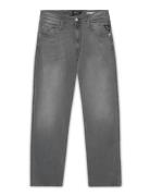 Replay Anbass Trousers Slim C-Stretch Grå