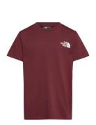 The North Face Teen Simple Dome Regular Ss Tee Burgundy