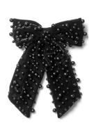 DAY ET Day Pearly Velvet Bow Svart