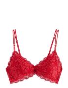 Lindex Bra Iris Soft Bralette Heart S Röd