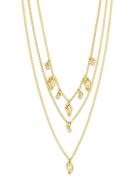 Pilgrim Jules Necklace Gold-Plated Guld