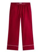 Tommy Hilfiger Solid Flannel Pants Röd