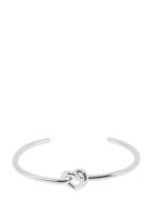 Jane Koenig Tied Heart Armring Medium Silver