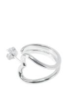 Jane Koenig Open Heart Hoop Silver