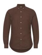 Polo Ralph Lauren Slim Fit Garment-Dyed Oxford Shirt Brun