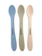 Filibabba Silic Feeding Spoons 3-Pack - Ocean Mix Multi/patterned