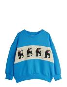 Mini Rodini Panther Panel Sweatshirt Blå