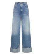 Replay Nalaja Trousers Wide Leg Blå