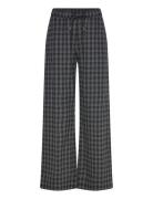 A Part Of The Art Vacant Pants Black Check Multi/patterned