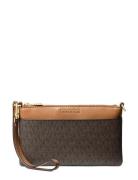 Michael Kors Md Tz Conv Wristlet Brun