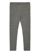 Mango Houndstooth Leggings Brun