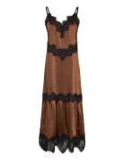 Coster Copenhagen Dress With Lace Detail Brun