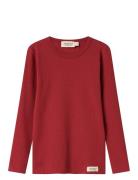 MarMar Copenhagen Plain Tee Ls Röd