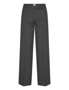 Monki Low Rise Twill Suiting Trousers Grå