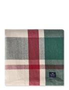 Lexington Home Checked Linen/Cotton Tablecloth Multi/patterned