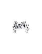 Pandora Family Sterling Silver Charm With Clear Cubic Zirconia Silver
