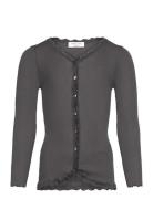 Rosemunde Kids Rkbalta Ls Cardigan W/ Lace Grå