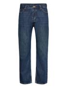 Weekday Space Relaxed Straight Jeans Blå
