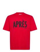 J. Lindeberg Hale Seasonal Logo T-Shirt Röd