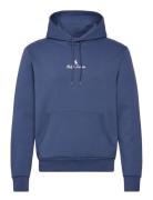 Polo Ralph Lauren Logo Double-Knit Hoodie Blå