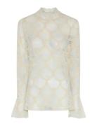 Bruuns Bazaar Deodarabbsuzi Blouse Kräm