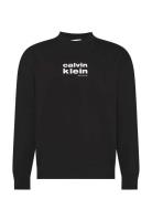 Calvin Klein Ls 350Fleece Retro Graphic Crewn Svart