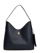Tommy Hilfiger Th Icon Shoulder Bag Mono Marinblå